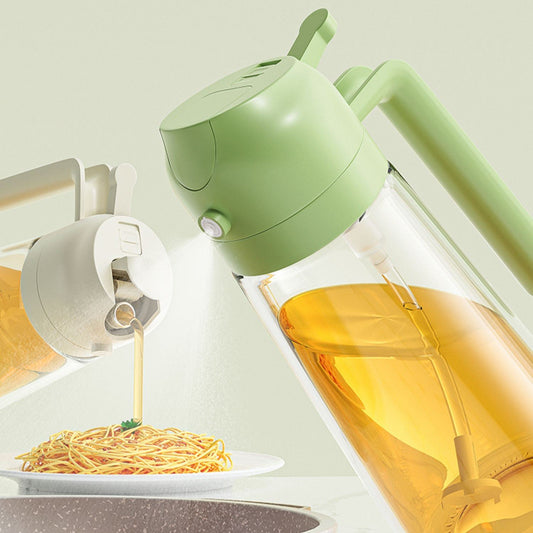 2-in-1 Cooking Oil Dispenser/Sprayer for multiple applications!