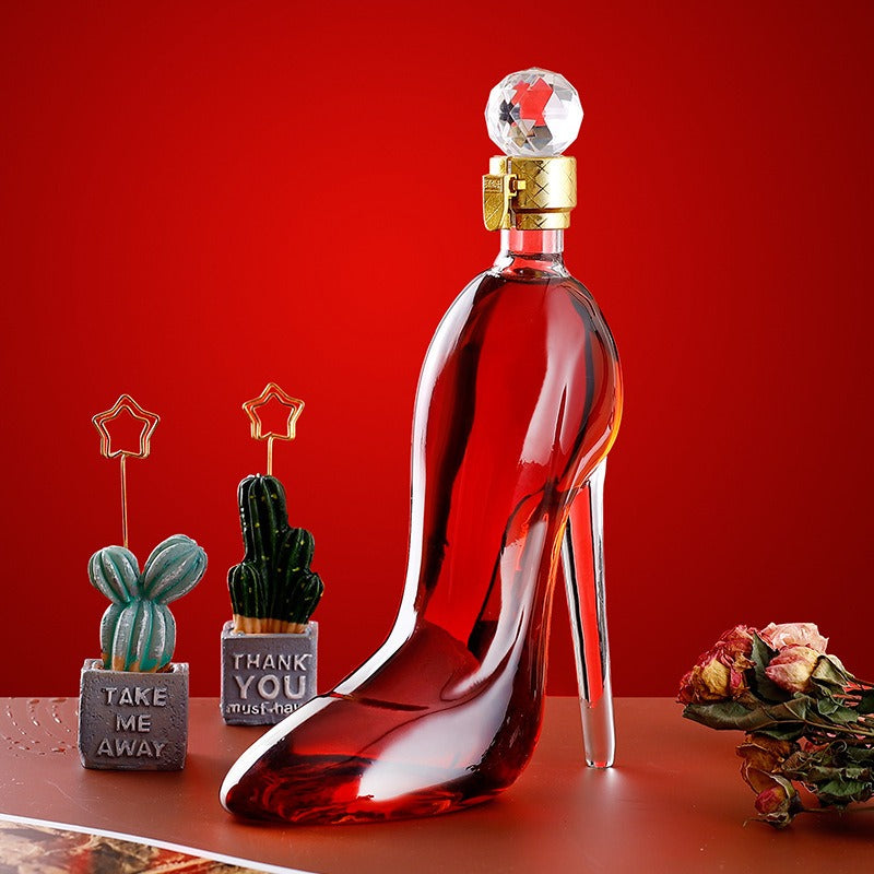 Unique High-Heel Shaped Decanter