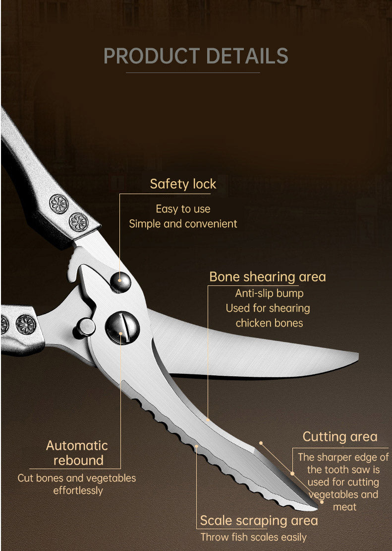 Bird Bone Scissors (Chicken, Duck, Game)