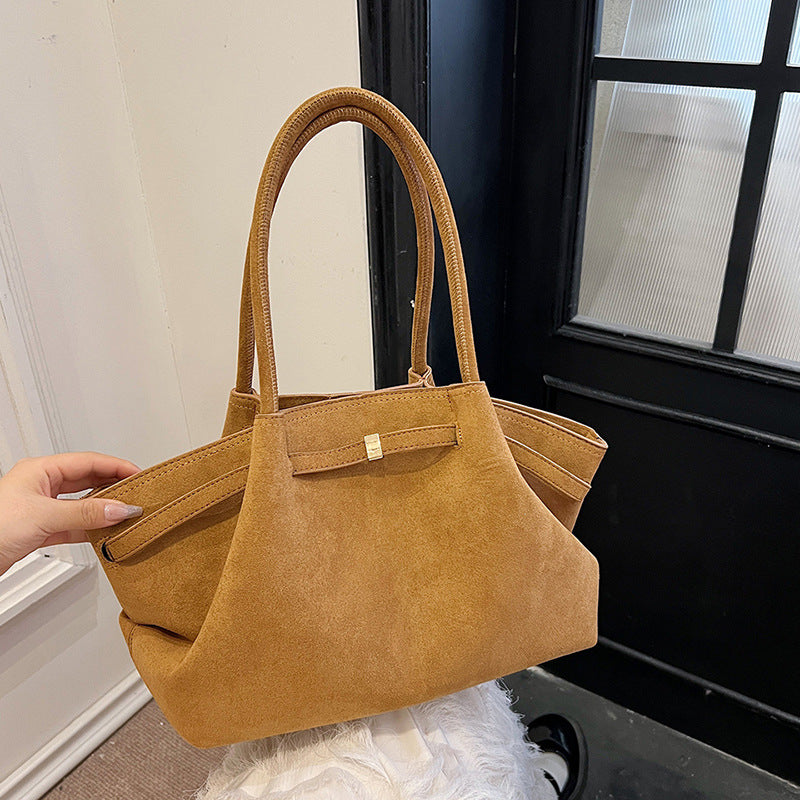 Seasonal Style Suede Tote Bag