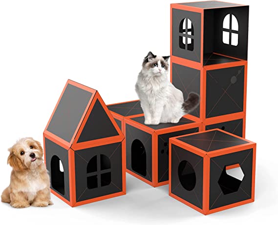 Massive Cardboard Kitty Mansion To Truly Spoil Your Feline Friend