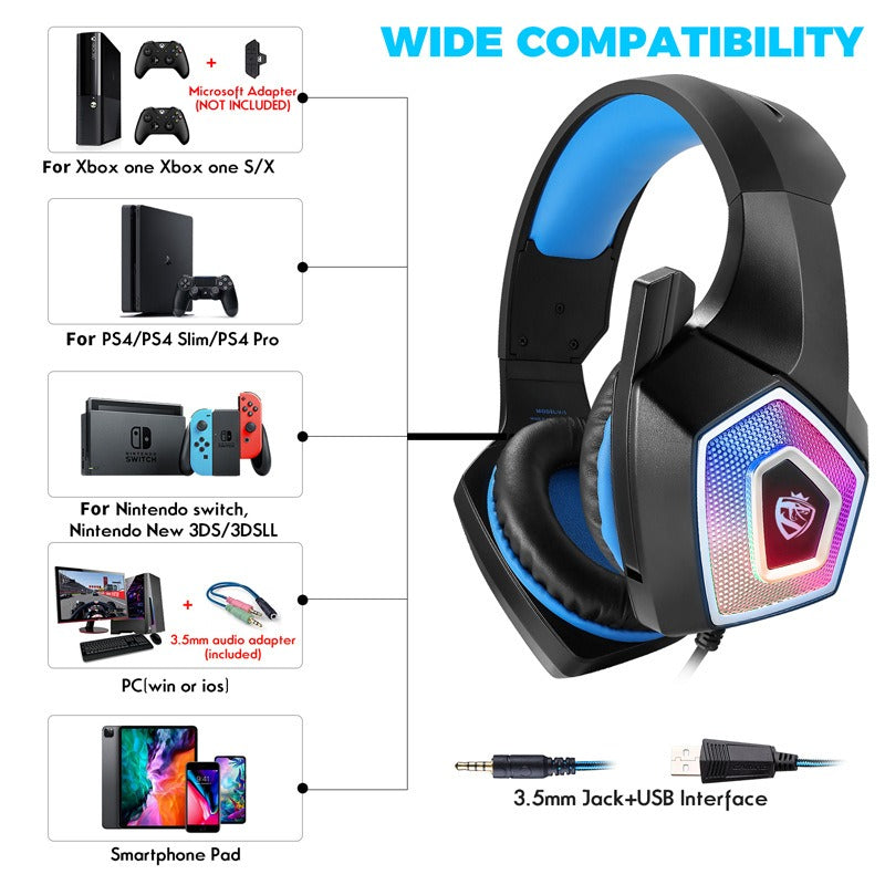 Wired Gaming Headset for PC or PS