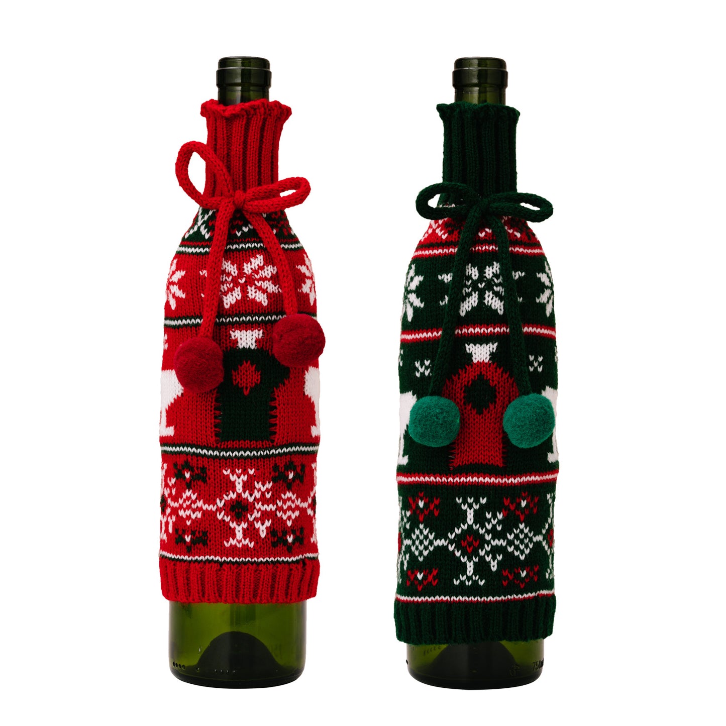 Wine Bottle Christmas Sweaters For Gifting