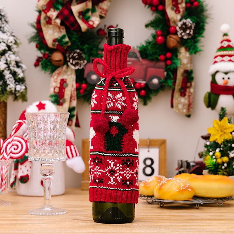 Wine Bottle Christmas Sweaters For Gifting