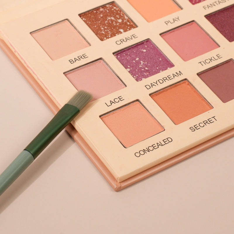 ‘Desert Rose’ Earthy Tone eyeshadow palette - 18 shades