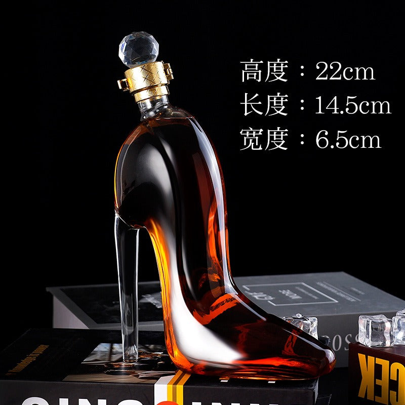 Unique High-Heel Shaped Decanter