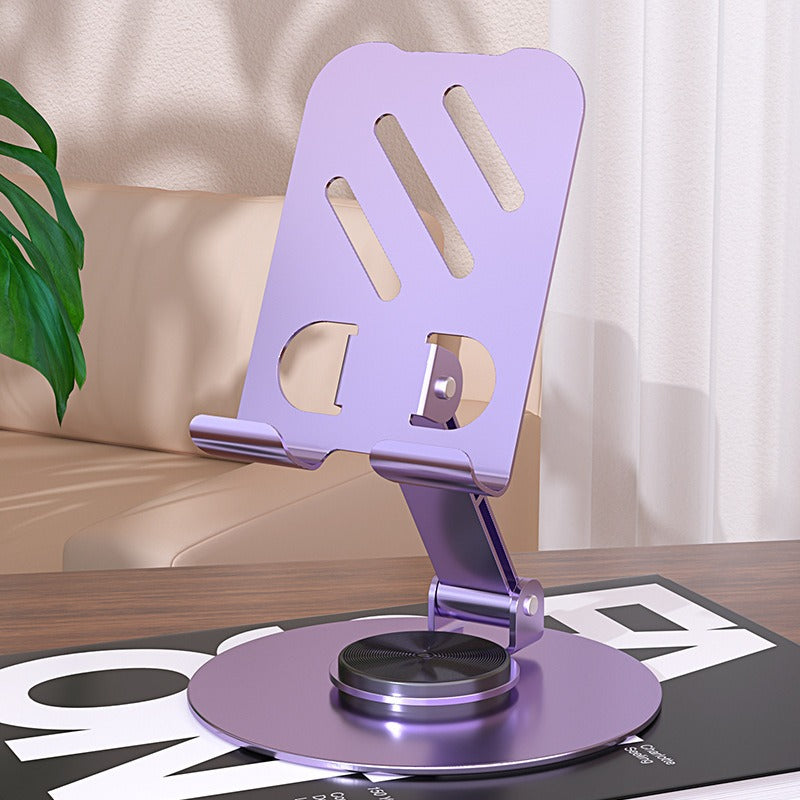 Aluminum Desktop Phone Holder 360 degree swivel for maximum laziness