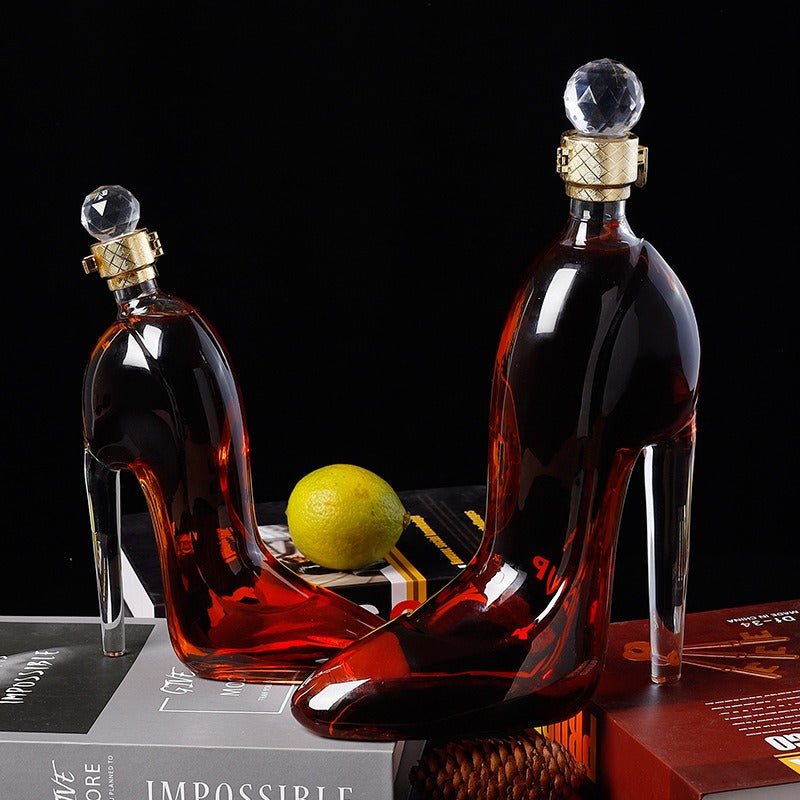 Unique High-Heel Shaped Decanter