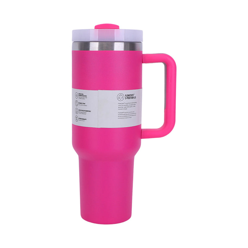 40 Oz Big Tumbler - Double Insulated With Straw Handle and Lid | 10 colors!