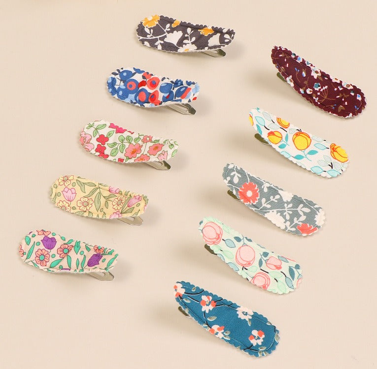 Children's Snap Bend Hair Clips For Young Children