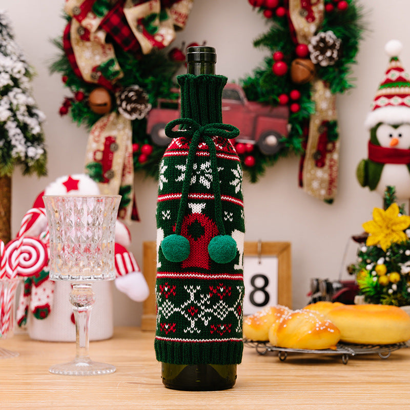 Wine Bottle Christmas Sweaters For Gifting