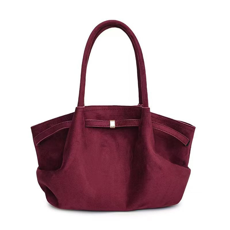 Seasonal Style Suede Tote Bag