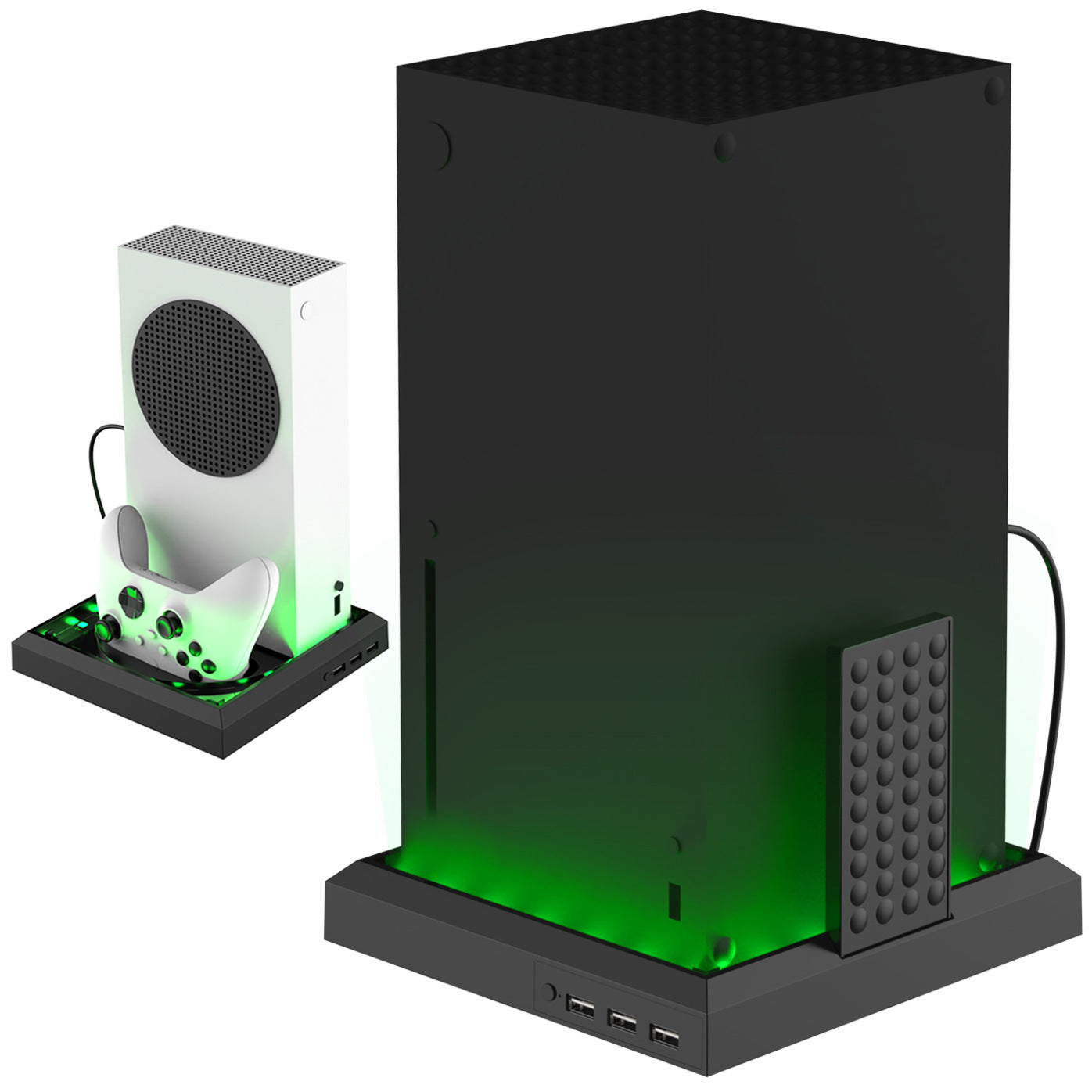 2020- Microsoft Xbox Console RBG Fan with Remote for Colors