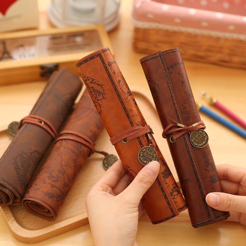 Vintage Style Pencil Pouch For Men