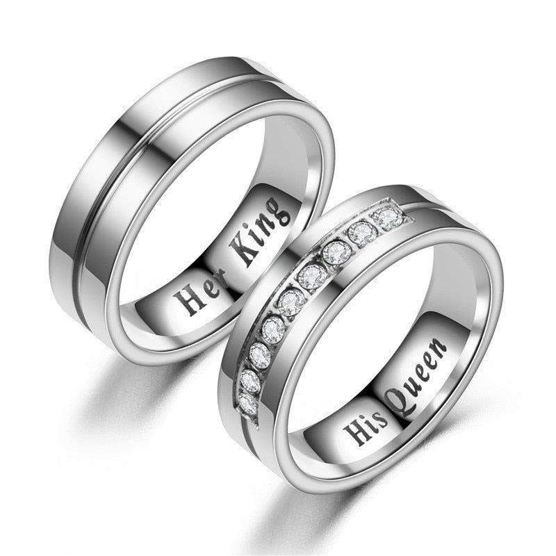 His and Her Couples Rings