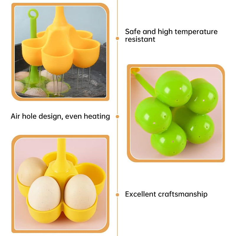 Silicone Egg Cooker - 5 Slots