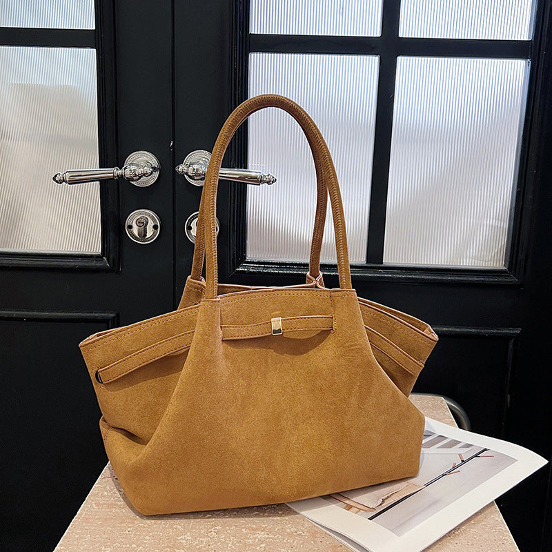 Seasonal Style Suede Tote Bag