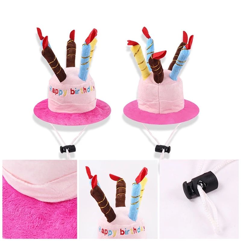 Fit For Cats or Dogs Adorable Birthday Hat