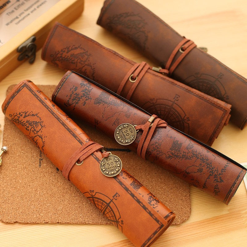 Vintage Style Pencil Pouch For Men