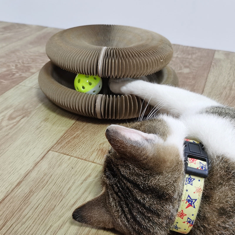 Modular Cardboard Toy with ball track - endless hours of fun