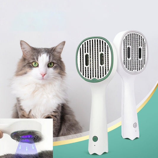 UV Powered Cat Brush - Fights Germs and Cleans up your Furry Friends coat!