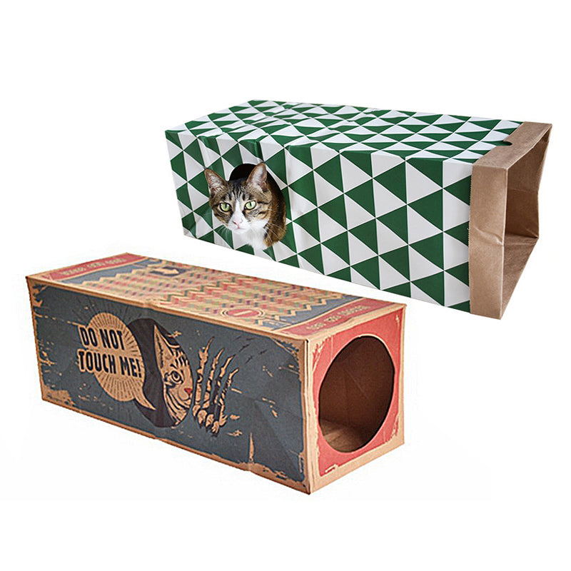 Fun Paper Cat Tunnel for kitties and Adult cats