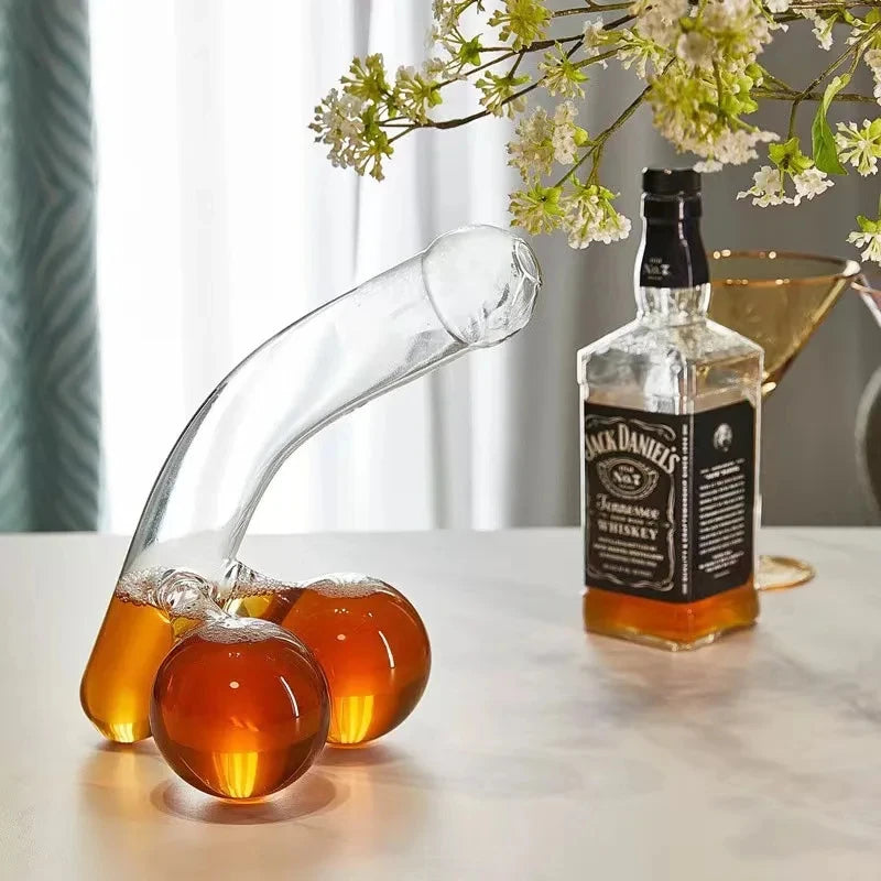 Suggestively Shaped Decanter For Parties or Gatherings