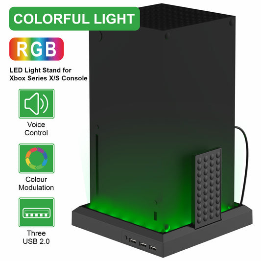 2020- Microsoft Xbox Console RBG Fan with Remote for Colors