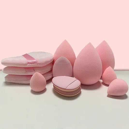 12 Pack Of Pink Beauty Blenders - Multiple Colors