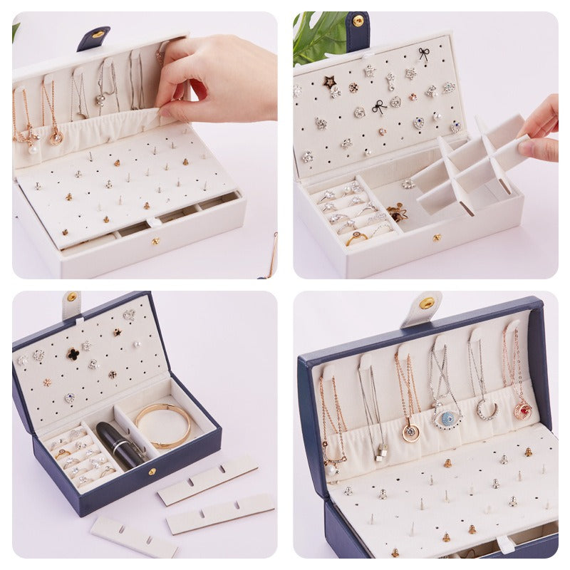 Portable And Spacious Ring and Earring Box