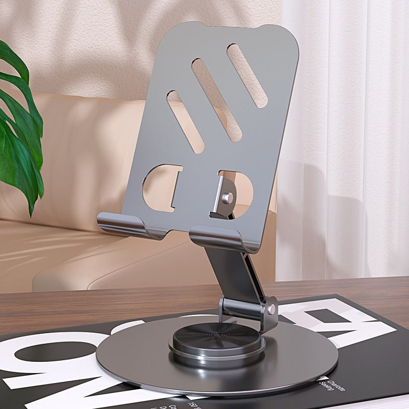 Aluminum Desktop Phone Holder 360 degree swivel for maximum laziness